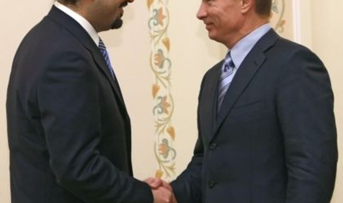 Saad Hariri Liibanoni parlamendist ja peaminister Vene peaminister Vladimir Putin