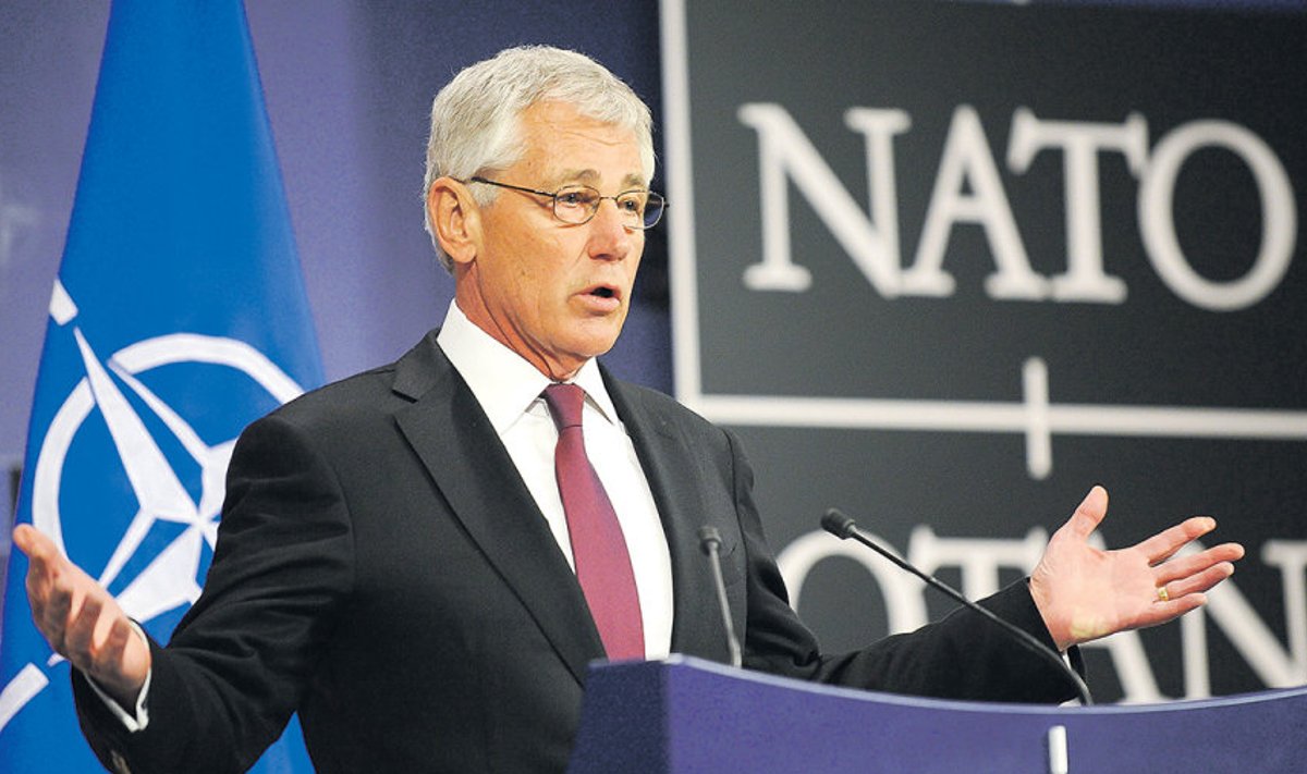 Chuck Hagel ütles eile Brüsselis, et kaitsekulutuste suurus SKT-st pole see, mille järgi NATO-s partnereid hinnatakse.