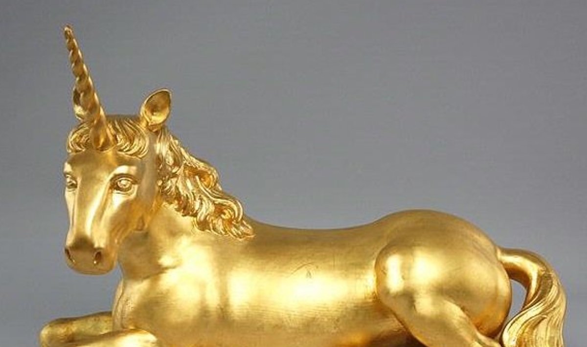 Kuldne ükssarvik – just selle poole iga idufirma püüdleb! (Foto: Wikipedia / Göteborgi linnamuuseum)