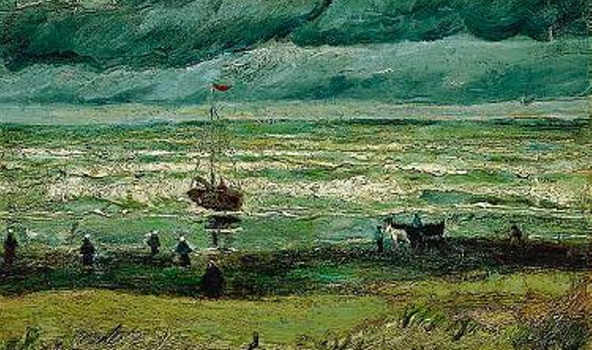 Vincent Van Gogh'i maal "Merevaade Scheveningenis"