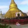 VIDEO | Kaadrid uppuvast templist Myanmaris