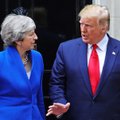 Trump lubas brittidele mahukat kaubanduslepet, meeleavaldajad tõid välja täispuhutava beebi-Trumpi ja potil istuva Trumpi