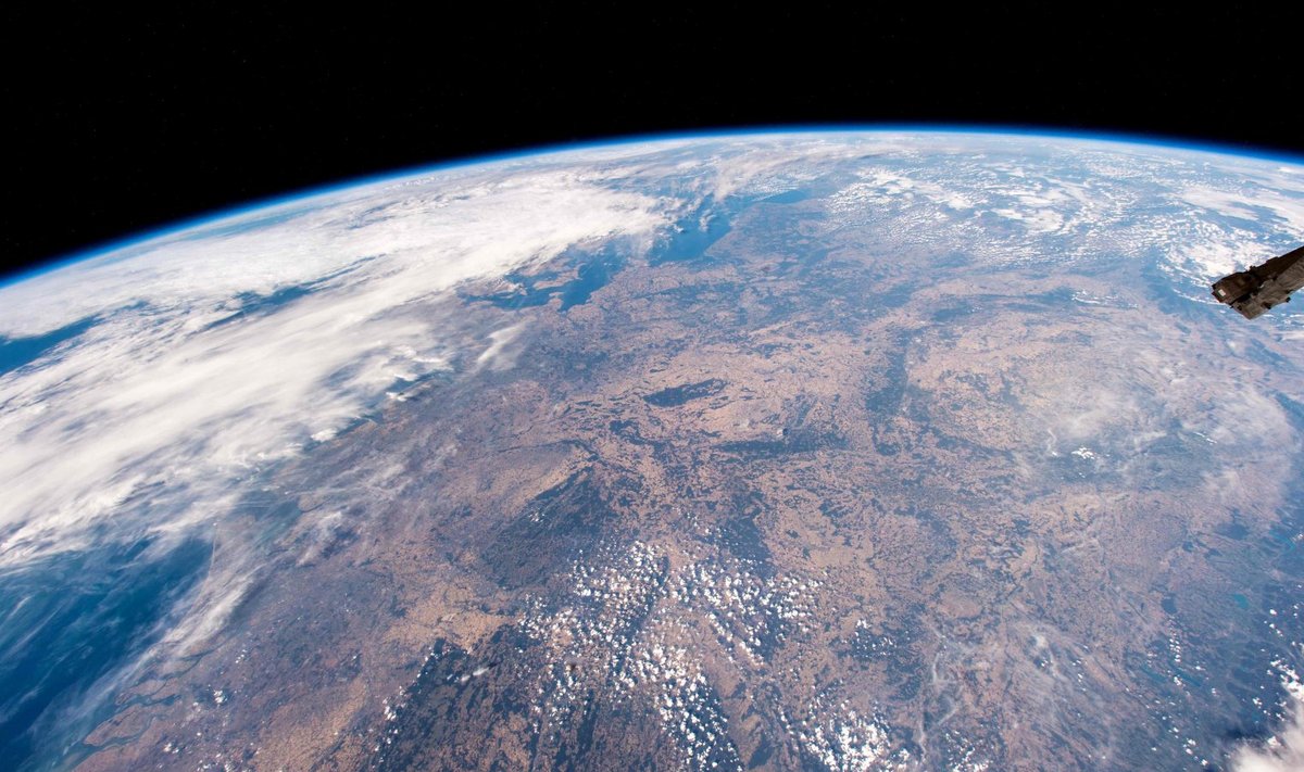 Saksamaa ja Kesk-Euroopa ISS-i pardalt pildistatuna. 
