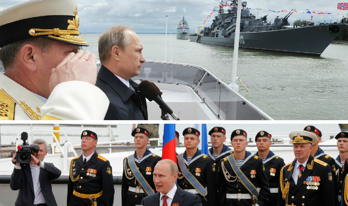 Putin Kaliningradis ja Sevastoopolis 