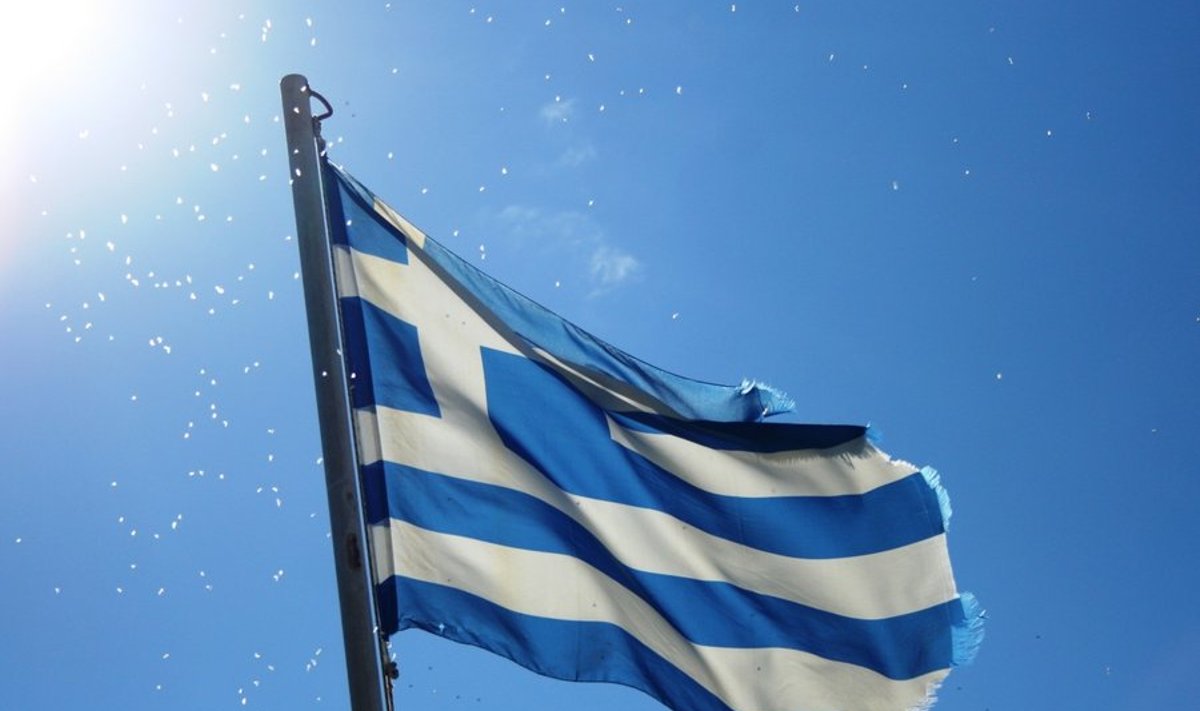 Kreeka lipp. Foto: Marit Oimet