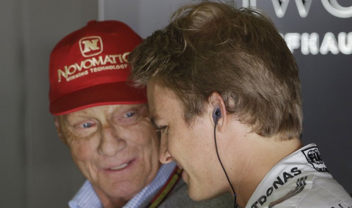 Niki Lauda ja Nico Rosberg
