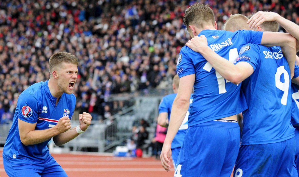 Islandi jalgpallikoondis teeb EM-valiksarjas imet