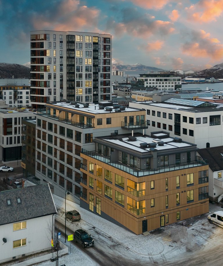 Kodumaja poolt Norrasse ehitatud kortermaja