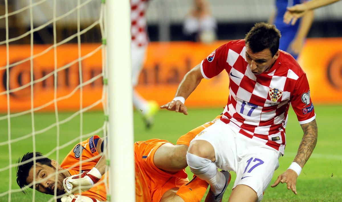 Jalgpalli EM-valikmäng Horvaatia vs Itaalia