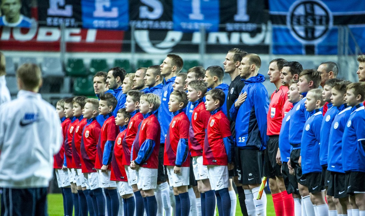 Eesti vs Norra jalgpall