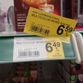 ФОТО: Под желтым ценником покупатель Prisma обнаружил более низкую постоянную цену