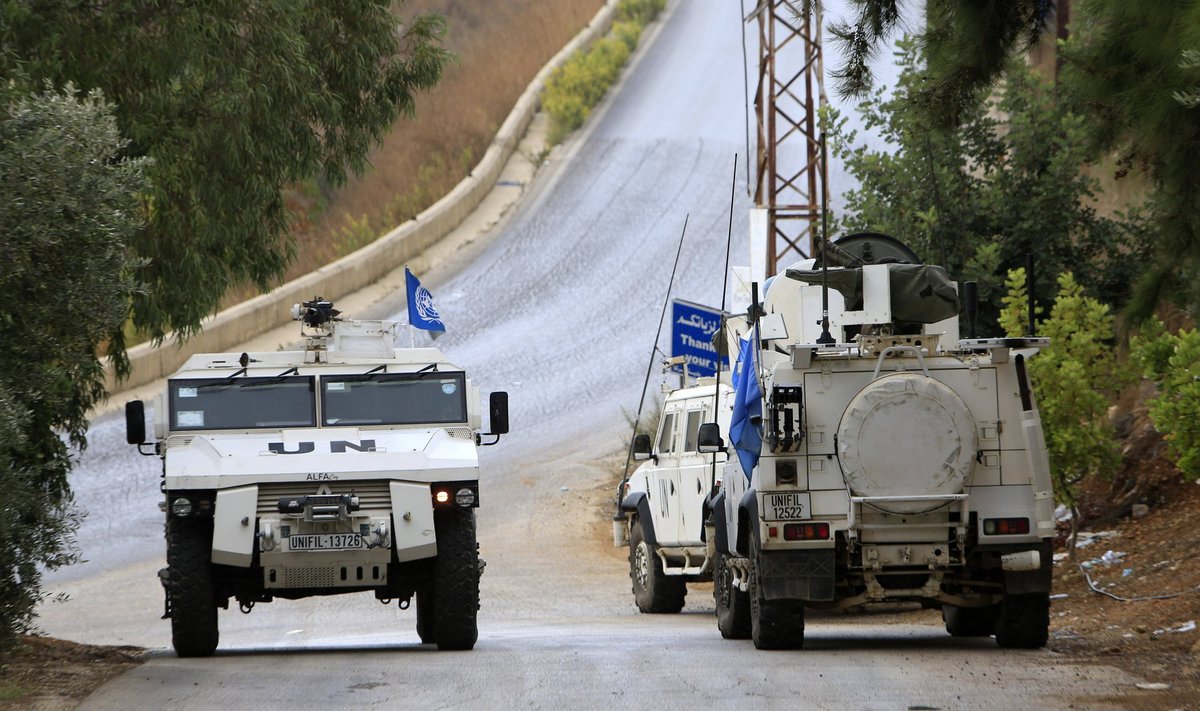 Patrullimine Liibanoni ja Iisraeli piiril eile, 19. oktoobril.