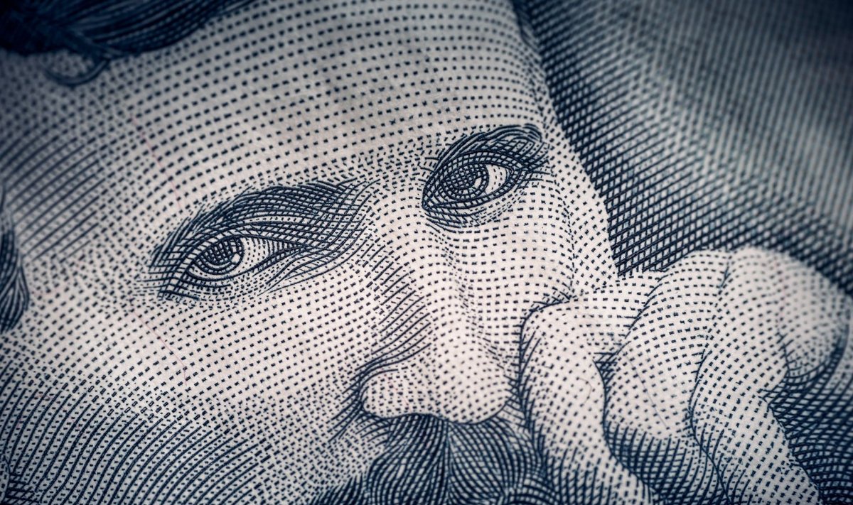 Serbia 100-dinaarisel on Nikolai Tesla