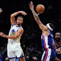 VIDEO | NBA gigantide heitluse võitis Golden State Warriors, Curry hullas taas