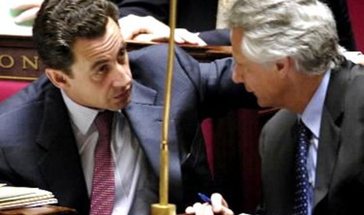 Nicolas Sarkozy ja Dominique de Villepin, Prantsusmaa