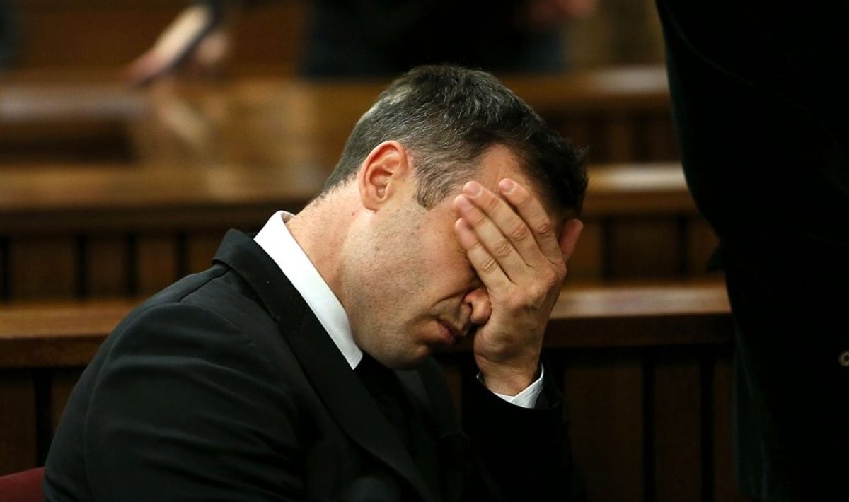 Oscar Pistorius kohtupingis.