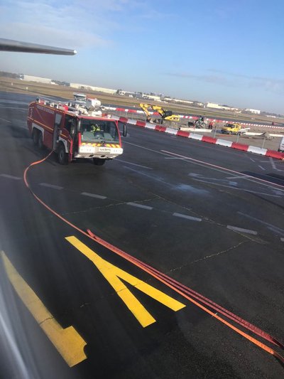 Õnneks ei saanud Prantsusmaa tuletõrje pärast Bordeaux’ lennuväljal toimunud hädamaandumist tööd.