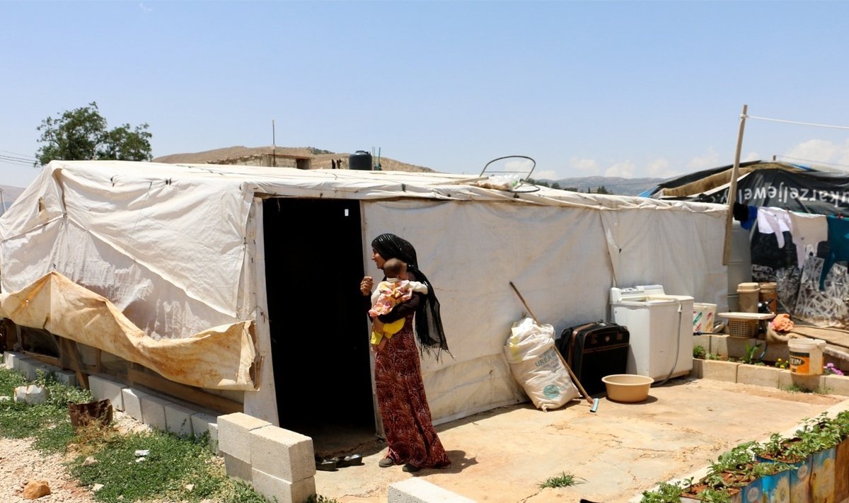 Põgenikalaager Bekaa orus Chmestaris ning Deir Al AHmeri lähistel