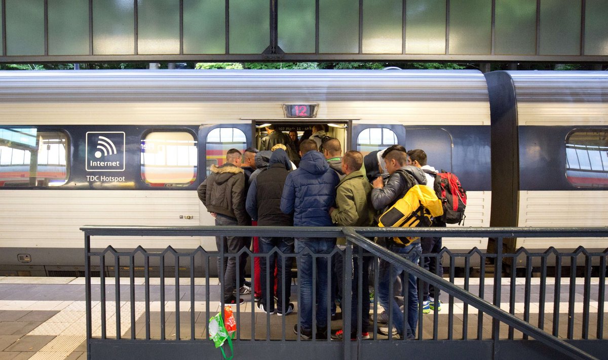 Taani raudteefirma avas taas rongiühenduse Saksamaaga, kust põgenikud läbi Taani Rootsi saavad sõita.