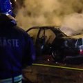 Laagna tee tanklas põles auto