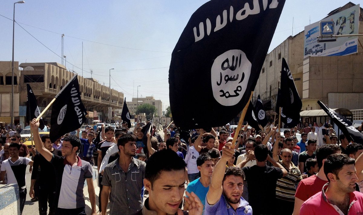 Демонстранты, поддерживающие ИГИЛ. Иллюстративное фото