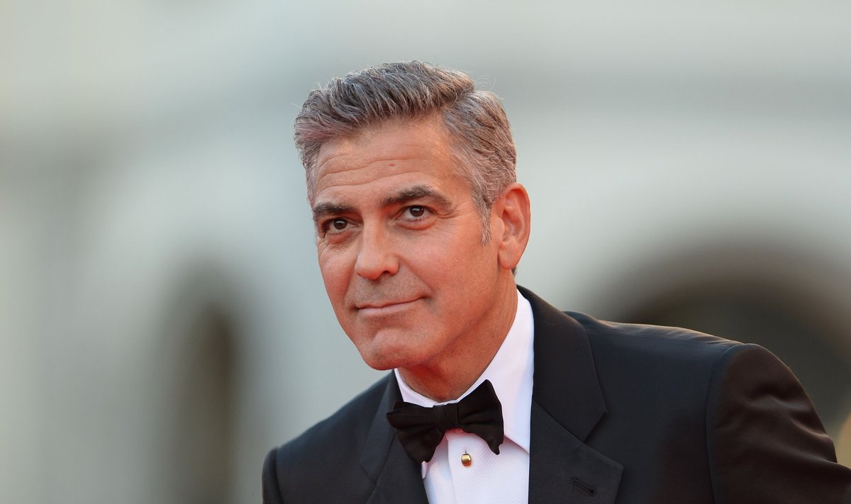 George Clooney Veneetsia filmifestivalil