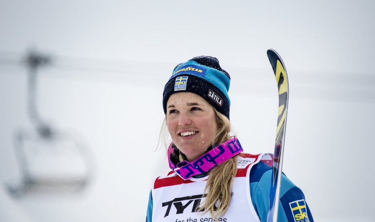 Anna Holmlund 2016. aasta veebruaris Rootsis Idres MK-etapil.