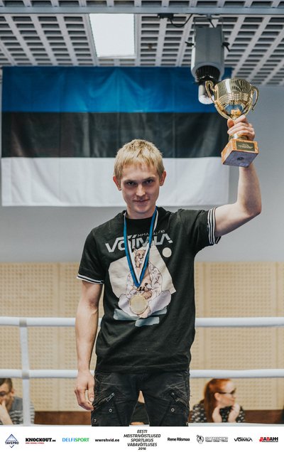 Hendrik ORION - Eesti meister kaalus -61,2 kg (aprill 2016).