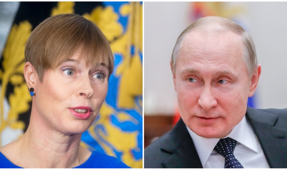 Kersti Kaljulaid ja Vladimir Putin