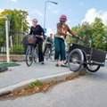 ФОТО | Таллиннские чиновники устроили велопробег по улицам города. Мэр города Осиновский: „Главное - чтобы велодорожка не заканчивалась на полпути“