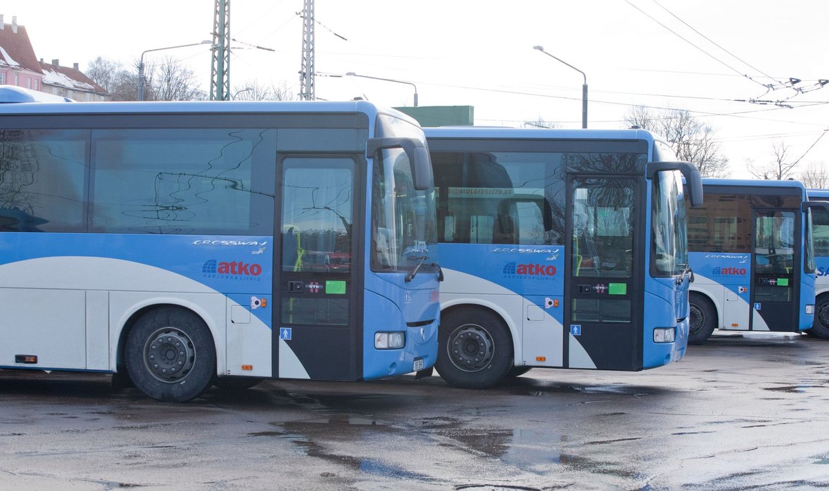 Atko bussid Tallinnas Balti jaamas