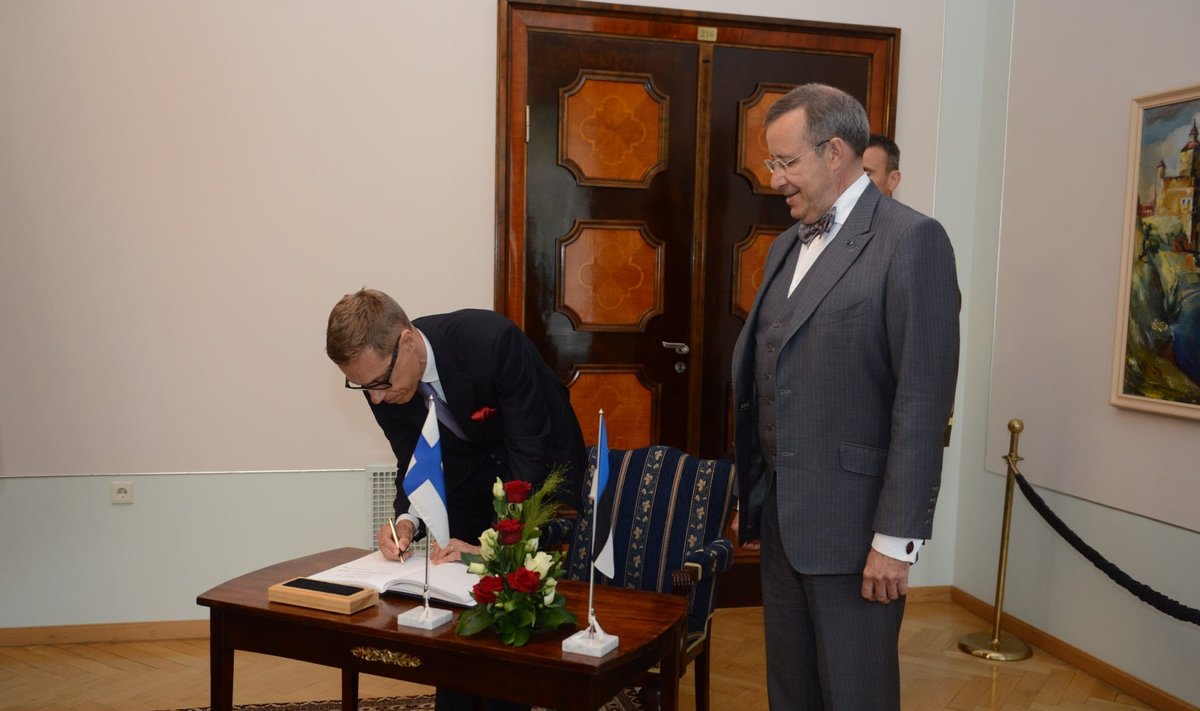 President Ilves kohtus Soome peaministriga