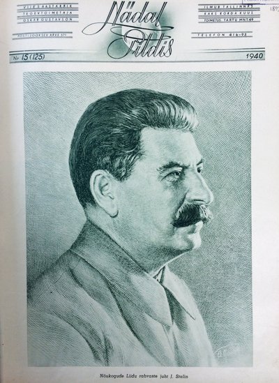 Ajakiri "Nädal Pildis", aastal 1940
