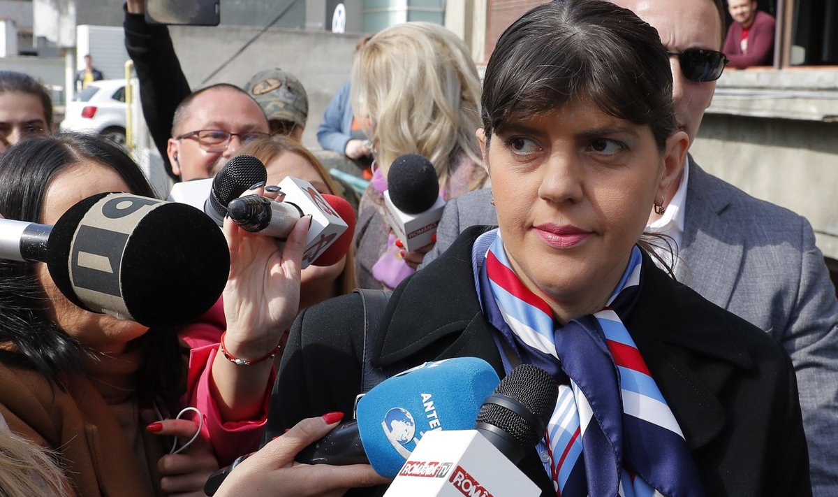 Laura Codruța Kövesi sõnul näitab talle kehtestatud keeld meediale kommentaare anda valitseva erakonna meeleheidet.