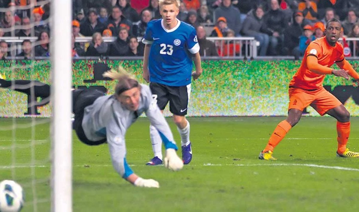 Peab lootma, et Hollandilt saadud 0 : 3 kaotus pole röövinud eestlaste enesekindlust – tõestamisvajaduse koorem pole kerge kanda.