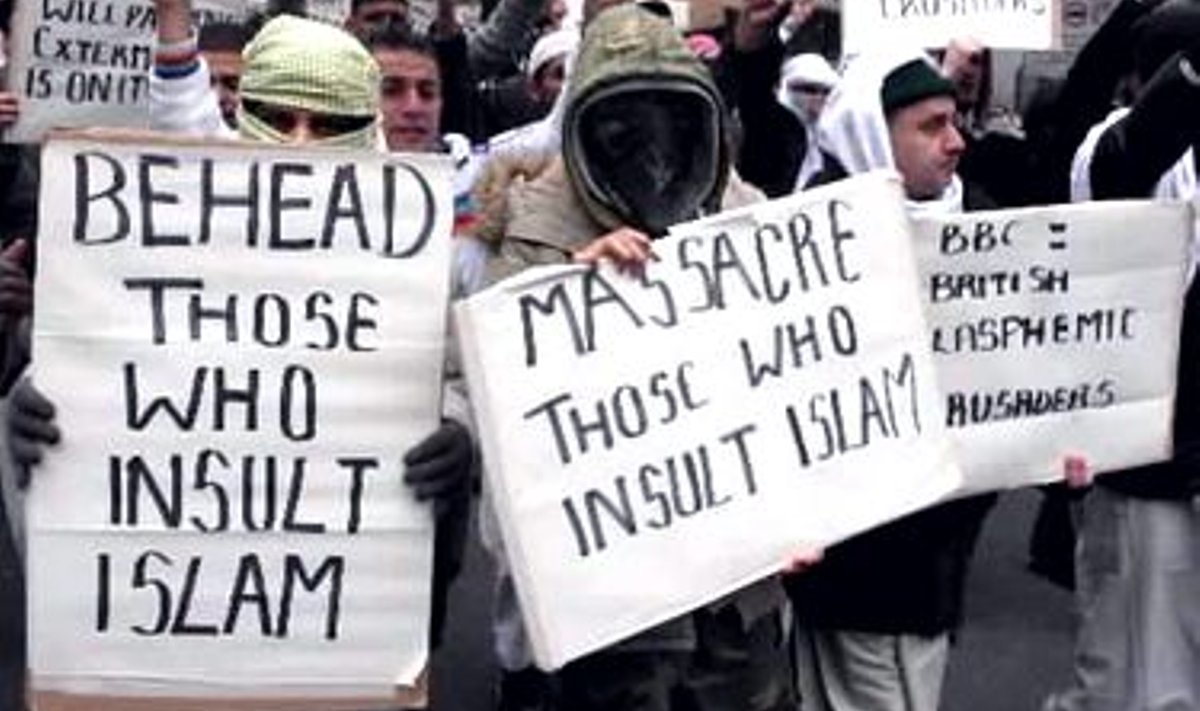 Briti moslemite meeleavaldus