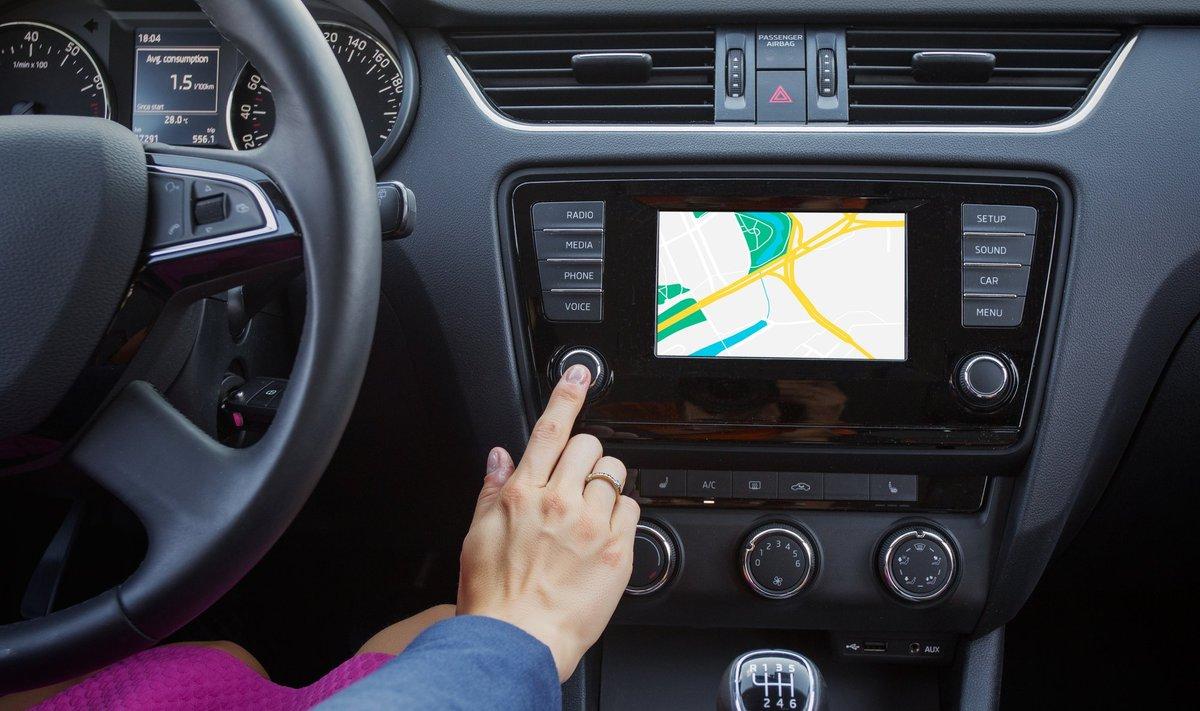 GPS-устройство в автомобиле