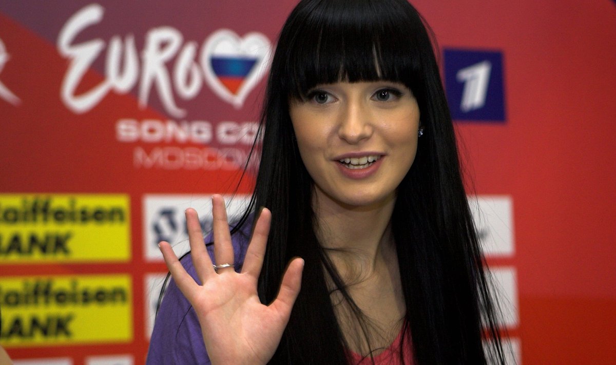 Sandra Nurmsalu Eurovisioonil Moskvas