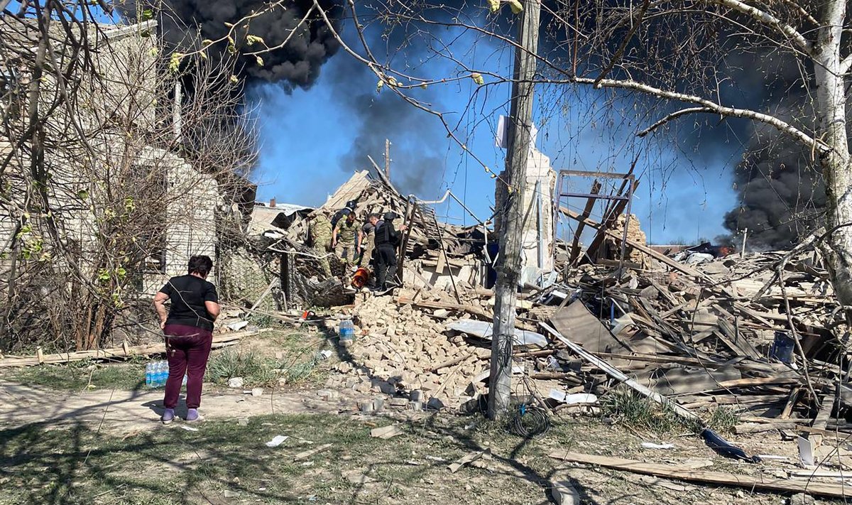 Selles Harkivi oblasti rünnakus hukkusid laps ja kaks naist.