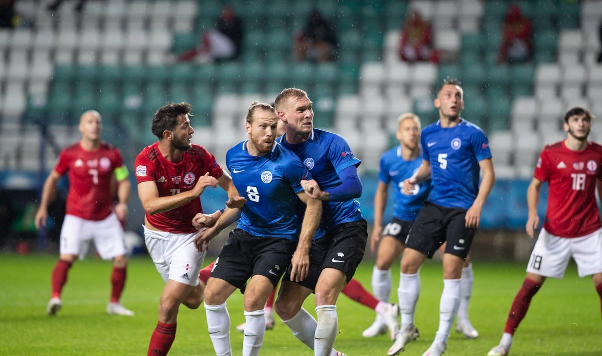 Hetk Eesti - Gruusia septembrikuisest jalgpallimängust.