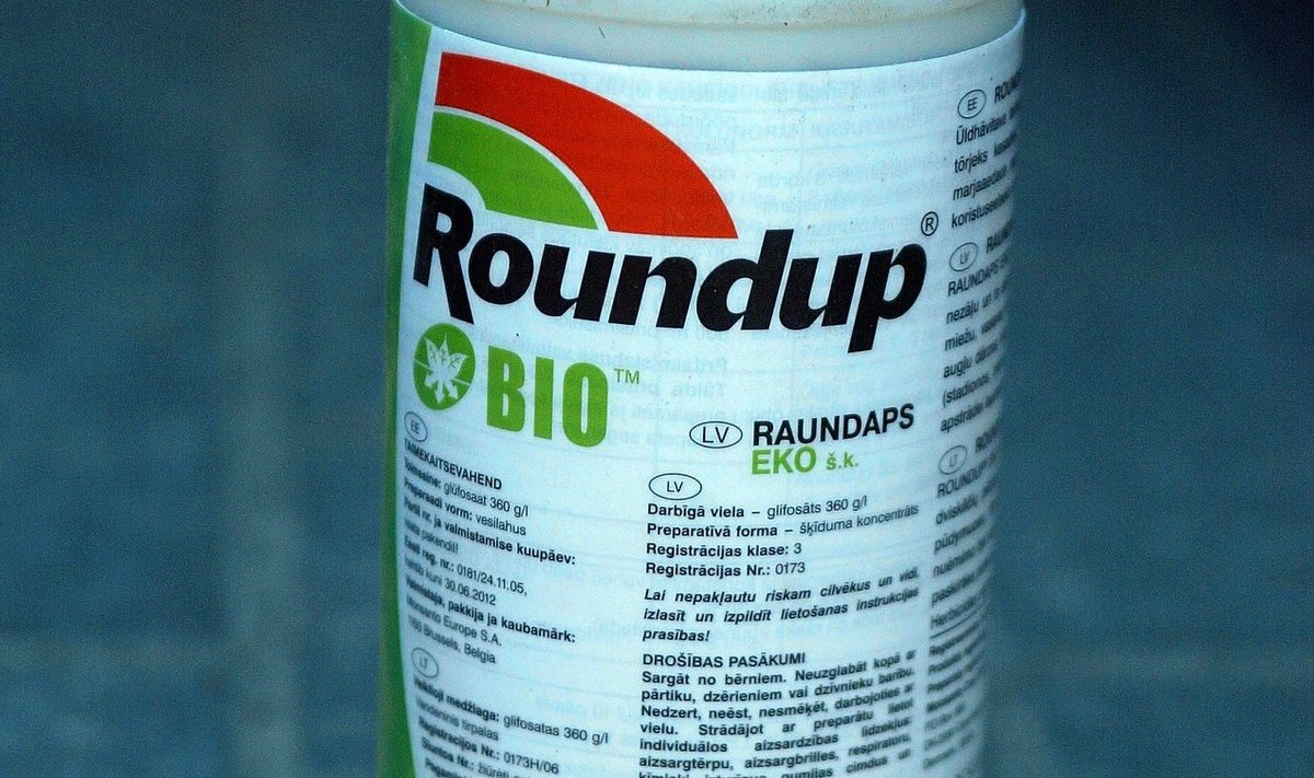 Pestitsiid Roundup.