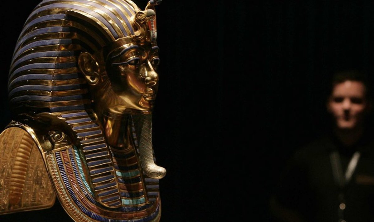 Tutanhamoni kullast mask kuulub Egiptuse muuseumi ekspositsiooni.