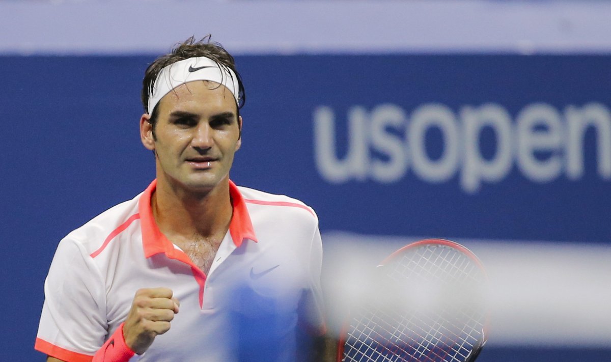 Võidukas Roger Federer