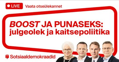 BOOST JA PUNASEKS: julgeolek ja kaitsepoliitika