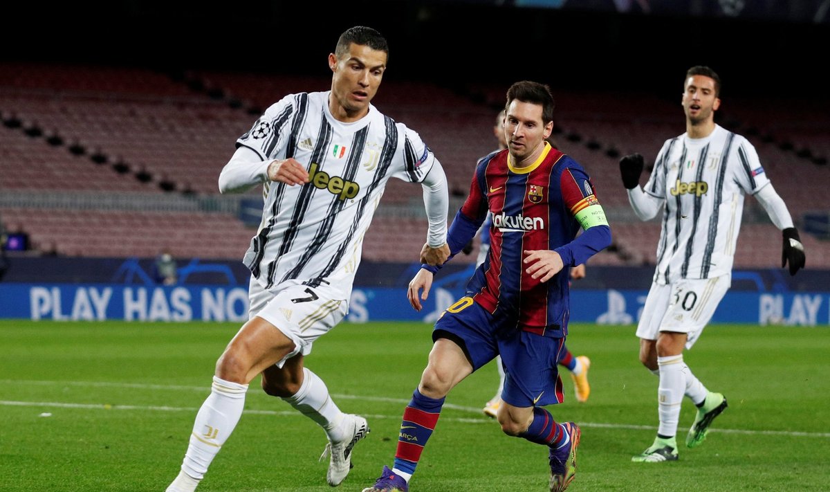 Cristiano Ronaldo ja Lionel Messi.