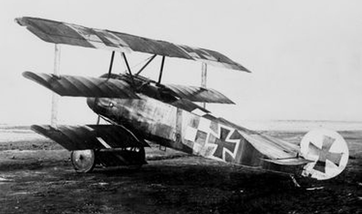 Fokker triplaan - lennuk millega lendas legendaarne Punane Parun Esimeses maailmasõjas