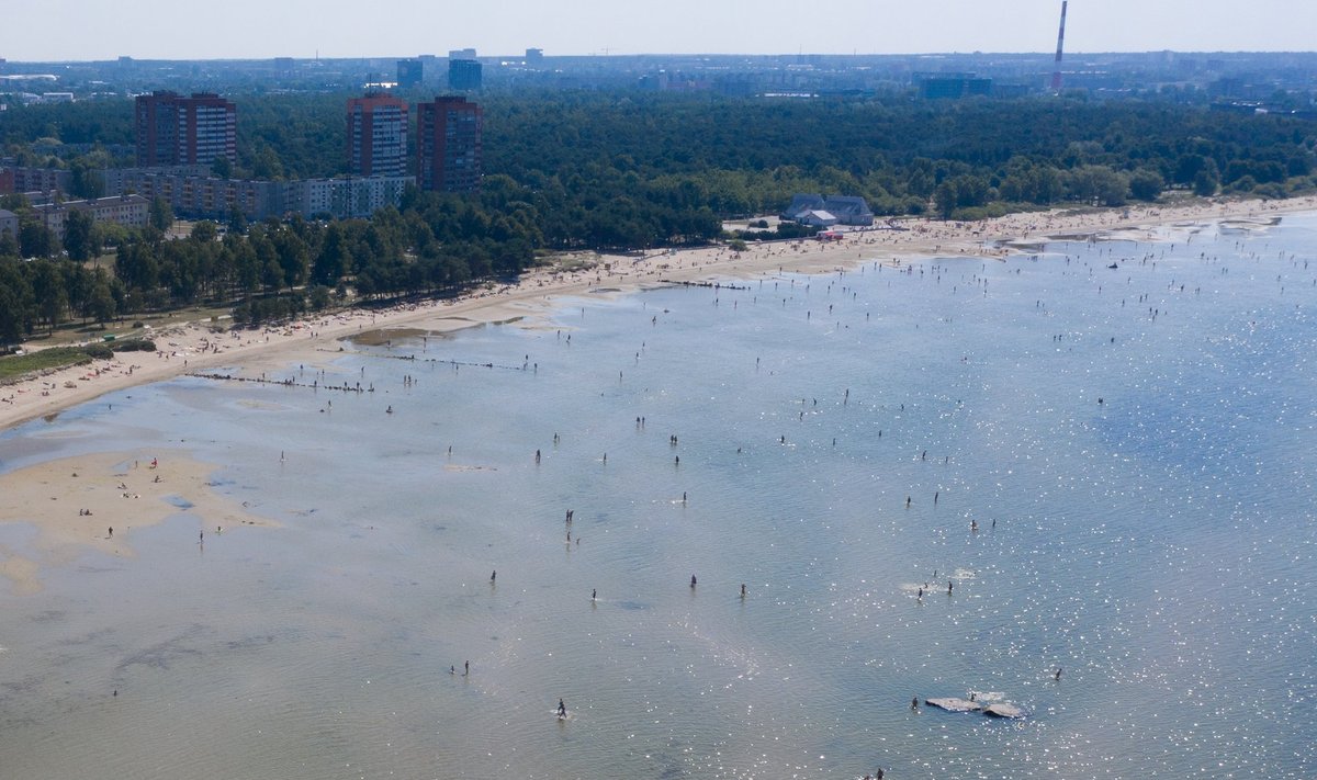 Tallinna rannad palaval päeval 28.07.2019
