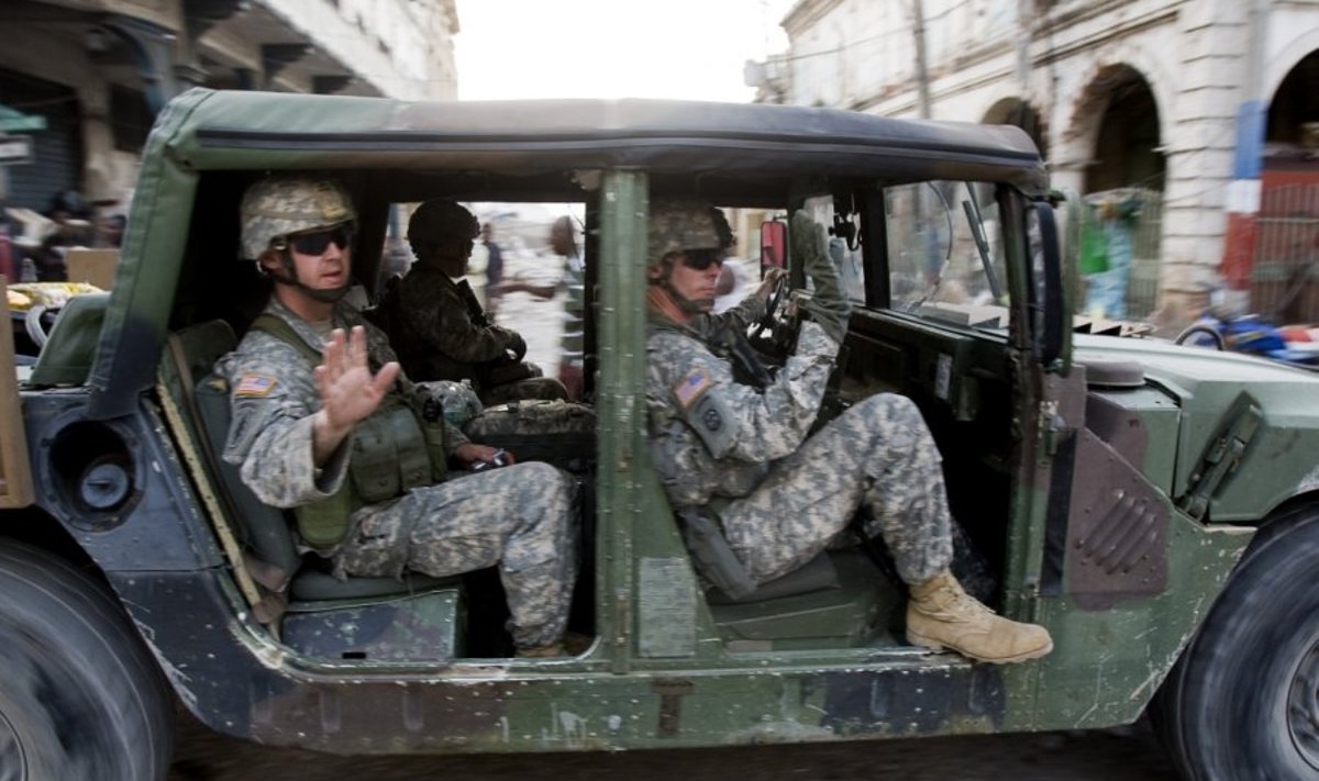 USA sõdurid Haitil