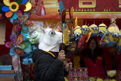 Hobuseaasta vastuvõtmine Pekingis.