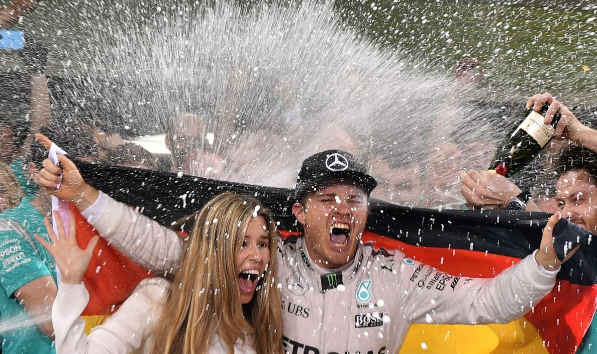 Maailmameister Nico Rosberg abikaasa Vivian Siboldiga